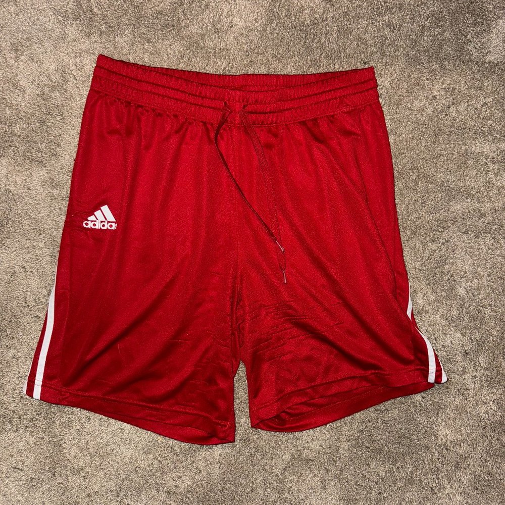 Adidas Red Shorts XXL